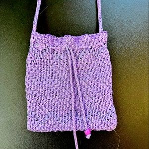 Purple Shoulder Purse